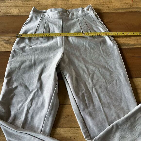 Vintage David David Silver Stirrup Pants - excellent condition - Picture 5 of 9